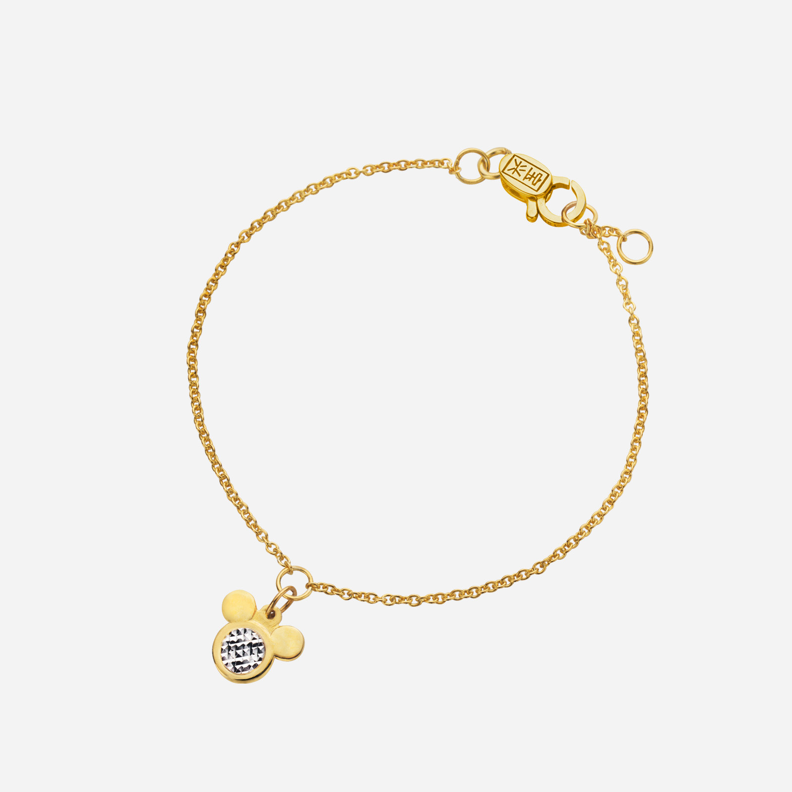 Swarovski Crystal Mickey Minnie Disney Charm Bracelet | #23564434